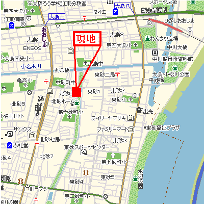 グッドステイ大島葛西パークサイド▲『禁煙ルーム・温水洗浄便座』【ベーシック】の地図画像
