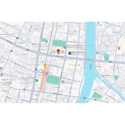 【6月入居限定】30日以上利用料20％割引キャンペーン中！（最長3ヶ月まで）・箱崎駅から徒歩3分の好立地で便利です♪ ネット無料もおすすめポイント！の地図画像