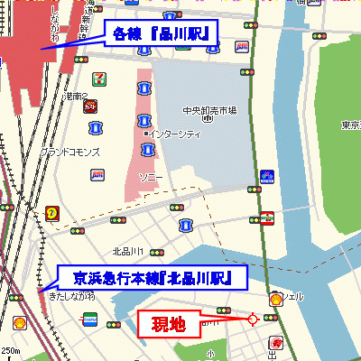 グッドステイ北品川・天王洲アイル■『禁煙ルーム・浴室乾燥付』【ベーシック】の地図画像
