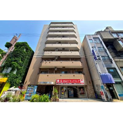 日本橋駅から徒歩3分 ／ 入居人数最大4人 ／ Wi-Fi無料／クレシア道頓堀 203の地図画像