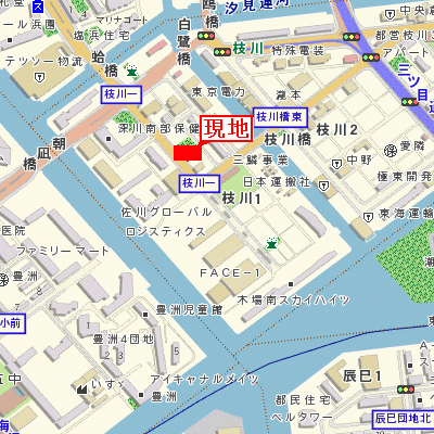 グッドステイ豊洲ステーション■『禁煙ルーム・20平米・2点UB・浴室乾燥』【ベーシック】の地図画像