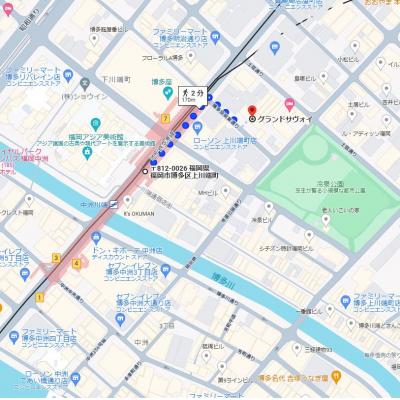 次回予約９月～（１か月以上のみ）グランドサヴォイ　Cの地図画像