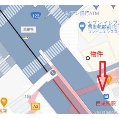 ピタットマンスリー＠西巣鴨◎西巣鴨駅徒歩1分◎1K：26.73㎡◎Wi-Fi無料・禁煙◎大手町へ1本の地図画像