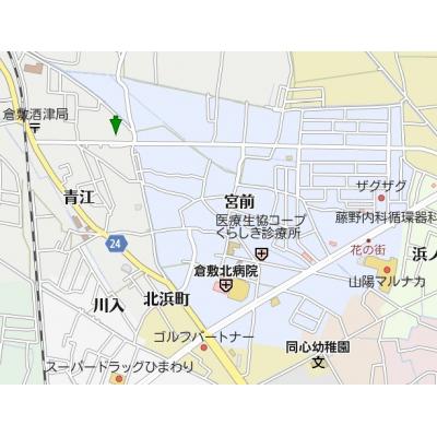 コーポワイスリーの地図画像
