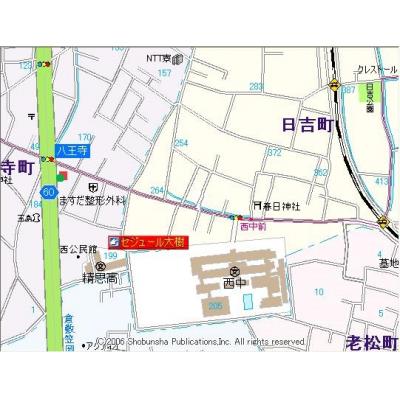 ★★セジュール大樹（※禁煙）★★【さくらマンスリー】イオン倉敷&倉敷駅徒歩圏内!! 1Kの地図画像