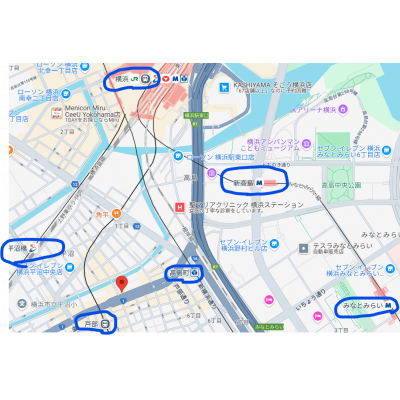 GTNStay横浜Ⅰ(レグラス横浜メディオ)の地図画像