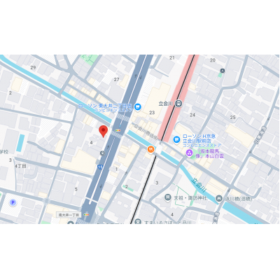 ナビ品川南大井　【インターネット、Wi-Fi無料】【ハイグレード・分譲仕様】の地図画像