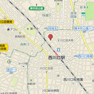 マンスリーリブマックス西川口アンベリール■『禁煙ルーム・26平米・駅3分・築浅』【独立洗面・浴室乾燥付】≪プレミアムシリーズ≫の地図画像