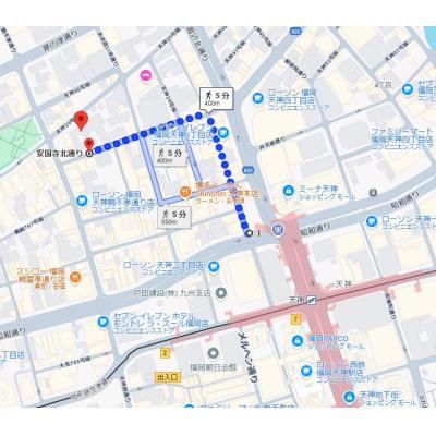サヴォイ天神クォーター　Cの地図画像