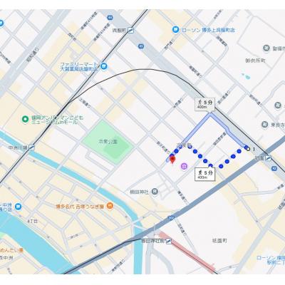 エステートモア祇園　Ｃの地図画像
