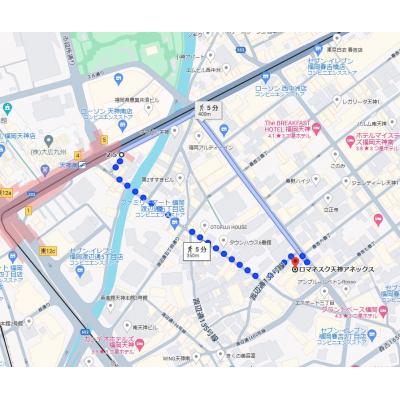 ロマネスク天神アネックス　Cの地図画像