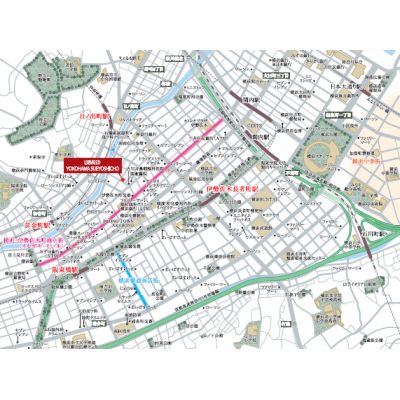 マンスリーステージ日ノ出町の地図画像