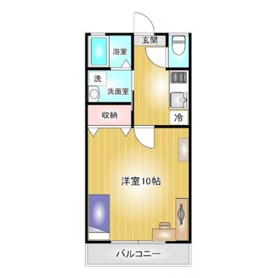 コスパだけじゃない“快適さ重視”マンスリータウン【地元民が選ぶ人気パスタ屋近く】【スーパーまで徒歩５分】筑縄町Ｂ2の地図画像