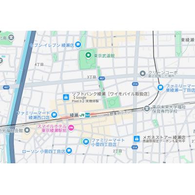 HW.HILLS綾瀬（1DK）　2025月5月竣工の新築物件　ペット相談可の地図画像