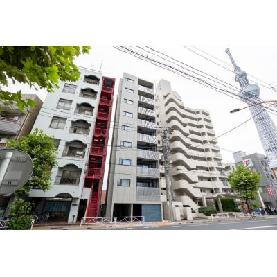 広々3LDKのお洒落なデザイナーズ！/スカイツリーまで徒歩10分圏内！/ASTILE押上 801の地図画像