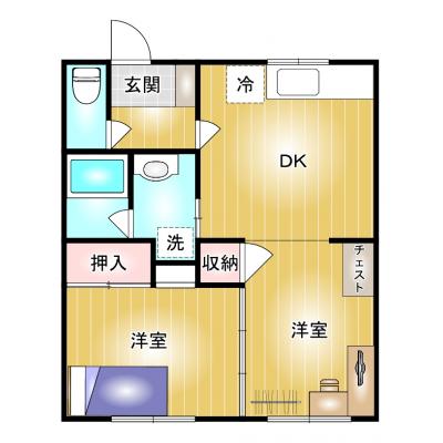 コスパだけじゃない“快適さ重視”マンスリータウン【周辺環境良好♪】【２名利用可能】【駐車スペース２台分あり】【Wi-Fi無料】　ＭＴ福島町T302の地図画像