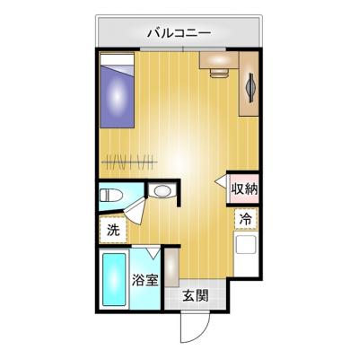 コスパだけじゃない“快適さ重視”マンスリータウン🏠【高崎駅🚅まで徒歩８分🚶】【バス🛀トイレ別 🚽 】【無料Wi-Fi📶！】檜物町A106の地図画像