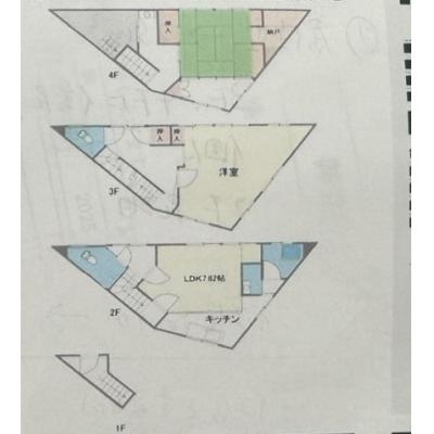 ☆千歳船橋駅徒歩2分♪Wifi無料☆コンビニ徒歩1分☆スーパー徒歩2分【110】の地図画像