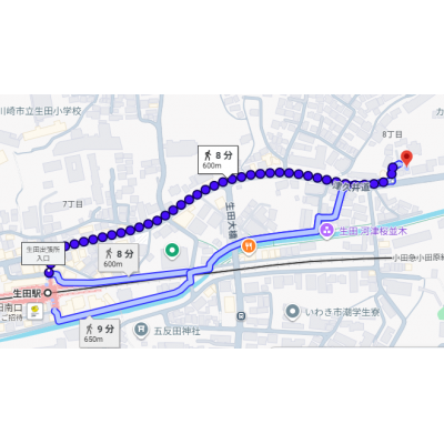 東都マンスリー　Maison de plumeria【Wifi無料！オートロック！バス・トイレ別！】の地図画像