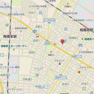 マンスリーリブマックス相模原SOUTHフェリシア■『禁煙ルーム・32平米』【1名入居限定・独立洗面】≪スタンダードシリーズ≫の地図画像