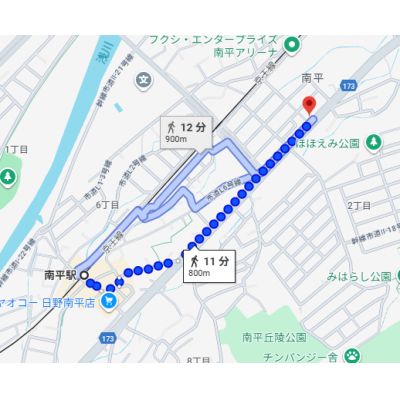 東都マンスリー　グランレジデンス南平の地図画像