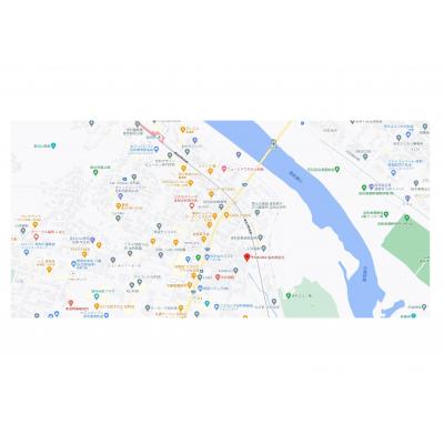 【サンハナ302】東武足利市駅徒歩10分　１Kの地図画像