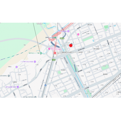 トラスト新神戸7【東海道新幹線 新神戸駅目の前！！】の地図画像