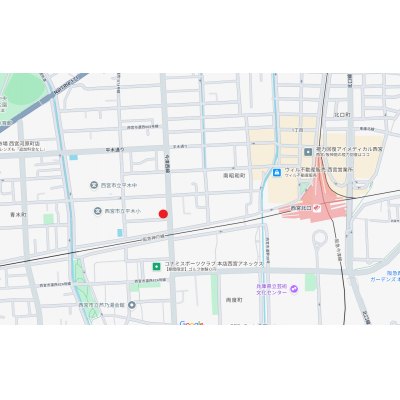 トラスト西宮3【西宮北口駅まで徒歩6分♪ダブルベット設置！】の地図画像