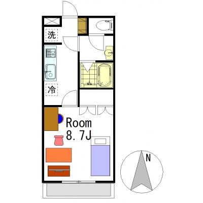 グランマンスリーつくば東平塚R106【筑波大学病院徒歩圏内♪】【Wi-Fi無料☆】【別途駐車場利用可能】【独立洗面台・浴室換気乾燥機あり！】の地図画像