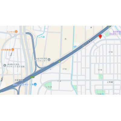 マンスリー上荒屋【白山IC4分・駐車場＆Wi-Fi完備・家具・家電付き】の地図画像