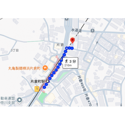 東都マンスリー　クレール樋口の地図画像