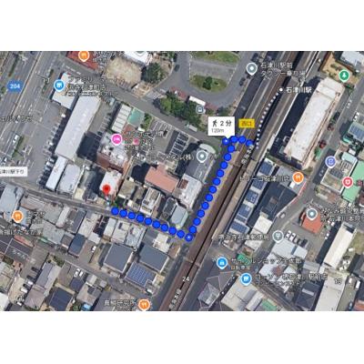 🌟🎀【石津川駅徒歩1分☆】🌮🍰コンビニ・ドラッグストア近♪便利🐬💗の地図画像