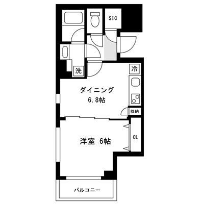 【2025年10月15日～ご入居可能】アットイン大崎AB9  『公式サイトなら空室確認、web予約も可能です。今なら限定キャンペーンも実施中！「アットイン」で検索！🔍』の地図画像