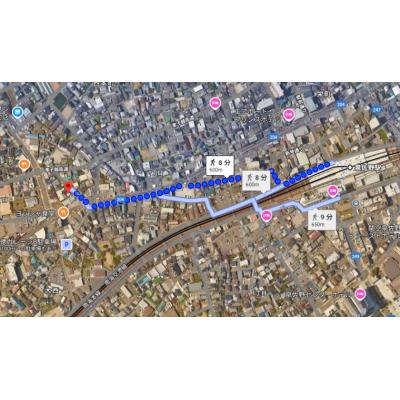 🫧💓💓【新築物件！】泉佐野駅まで徒歩10分圏内！ドラッグストア・コンビニ便利🏪💊の地図画像