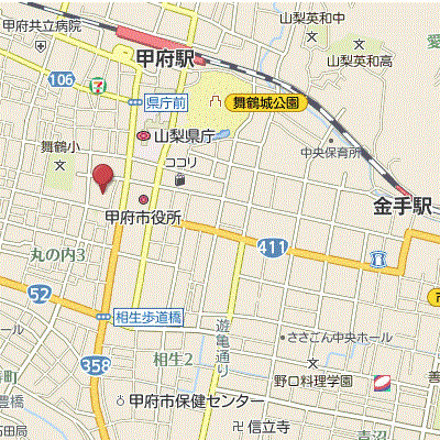 グッドステイ甲府グロワール△『禁煙ルーム・24平米・1名入居限定』【ライト】の地図画像