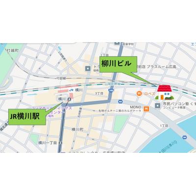 柳川ビル（横川駅すぐ近く！ネット無料・宅配ボックス）の地図画像