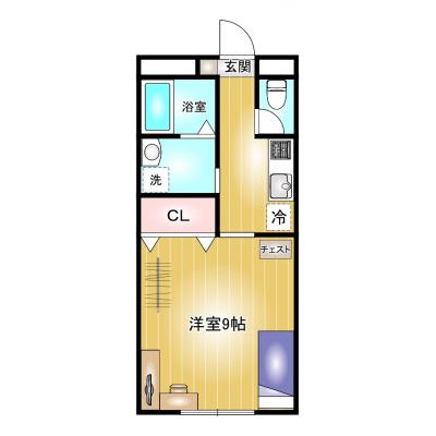 コスパだけじゃない“快適さ重視”マンスリータウン【高崎駅徒歩１０分♪】【閑静な住宅地☆】【Wi-Fi無料！】岩押町A107の地図画像