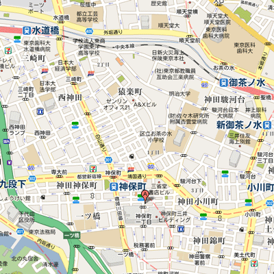 マンスリーリブマックス神保町・東京パークタワー前☆『禁煙ルーム・駅2分』【1名入居限定・セパレート】≪スタンダードシリーズ≫の地図画像