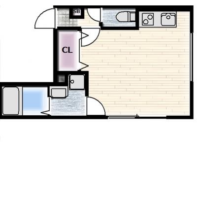 ONLY茅ヶ崎1【🌈WiFi・管理費０円キャンペーン🌈】バストイレ別の築浅！　茅ヶ崎駅徒歩9分⇔🚃小田原・厚木・藤沢🚃⇔直通の地図画像