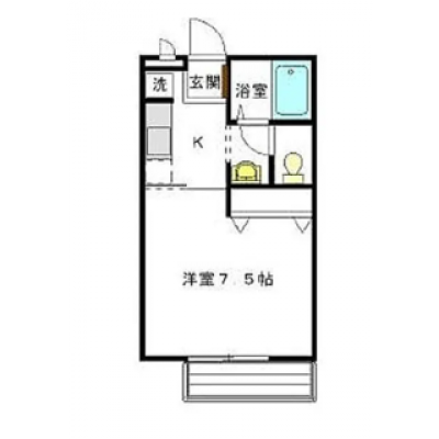 📺家具家電付！🚲飲食店徒歩圏内！コスパ重視の方にお勧め！💰TM46 C号室の地図画像