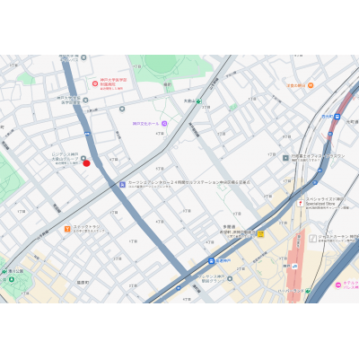トラスト神戸14【神戸大学病院まで徒歩5分！研修に最適】の地図画像