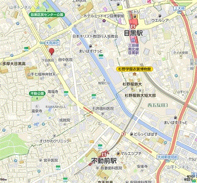 グッドステイ目黒ステーションWEST●『禁煙ルーム・25平米・1名入居限定・独立洗面』【ベーシック】の地図画像