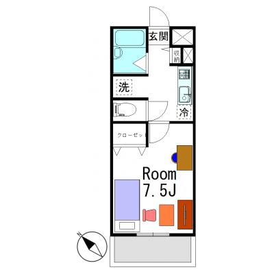 グランマンスリー筑波大学前R105【筑波大学徒歩２分♪】【コンビニ徒歩２分で生活便利♪】【周辺においしい飲食店多数！】【Wi-Fi無料☆】【敷地内駐車場利用可能！（別料金）】の地図画像