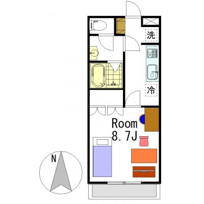 グランマンスリーつくば東平塚R105【筑波大学病院徒歩圏内♪】【Wi-Fi無料☆】【別途駐車場利用可能】【独立洗面台・浴室換気乾燥機あり！】の地図画像