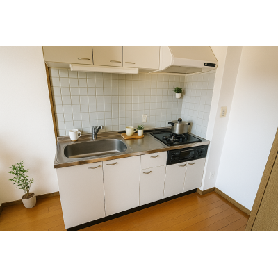 広々１K！Wifi&駐車場無料、家具家電付、TM49 402号室の地図画像