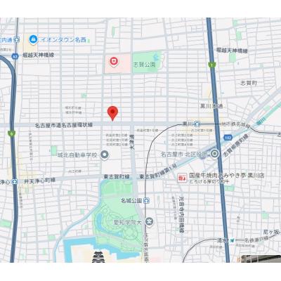 セイワマンスリー黒川【禁煙🚭】【ネット無料】【宅配BOX有】【駐車場有】の地図画像