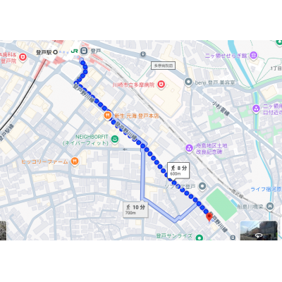 東都マンスリー　共栄ハイツの地図画像
