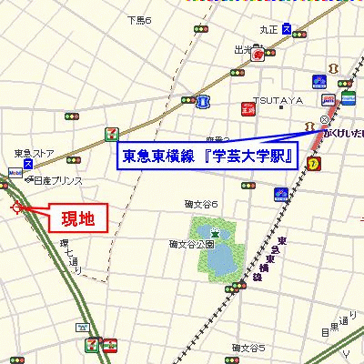 グッドステイ東横線学芸大学WEST弐番館★『禁煙ルーム・浴室乾燥付』【ベーシック】の地図画像