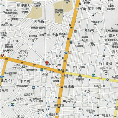 ハイエース駐車可能！　WIFI対応　　♦ミリオン清水３♦の地図画像