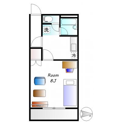 グランマンスリー水戸中央R703【ネット無料！エレベーター付キ！水戸駅南口徒歩約10分！水戸市役所目ノ前ノ好立地♪】の地図画像